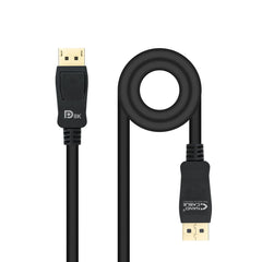 DisplayPort Cable NANOCABLE 10.15.2501 Black 1 m HDR 8K Ultra HD