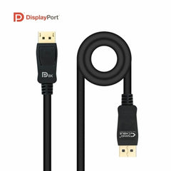 DisplayPort Cable NANOCABLE 1 Black 50 cm (0,5 m)