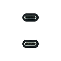 Cable USB C NANOCABLE 10.01.4101-L150 1,5 m Black