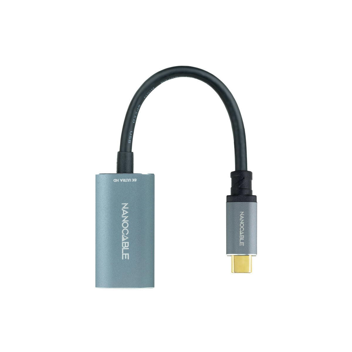 USB-C to DisplayPort Adapter NANOCABLE 10.16.4104-G Grey 15 cm 8K Ultra HD