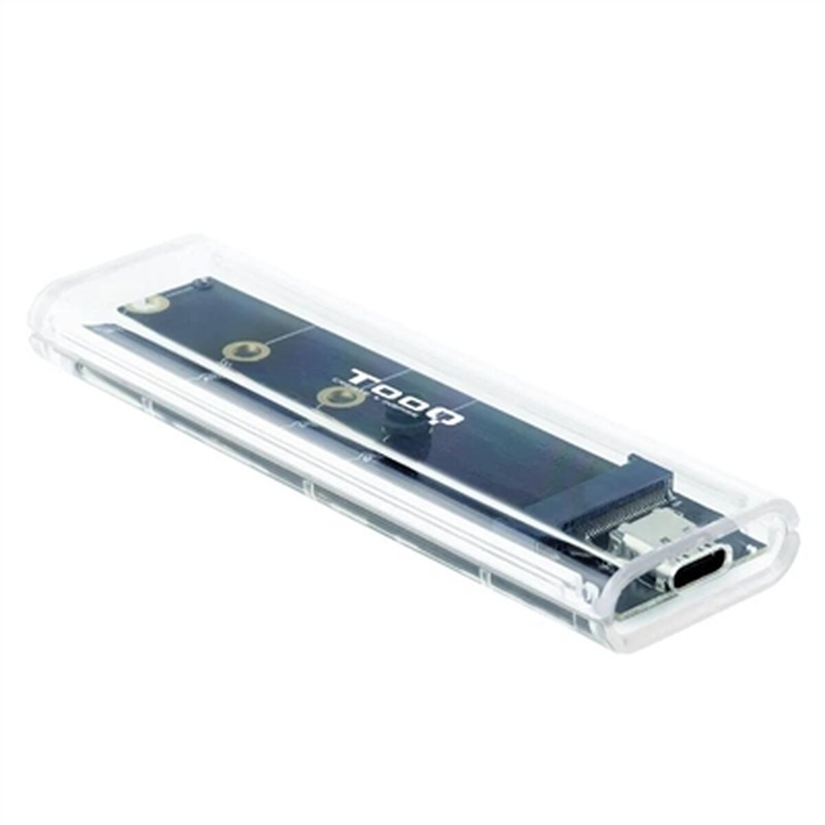 External Box TooQ TQE-2200 Transparent USB USB-C USB 3.1 M.2