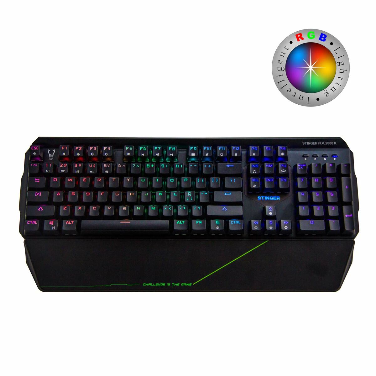 Gaming Keyboard Woxter Stinger RX 2000 K Spanish Qwerty