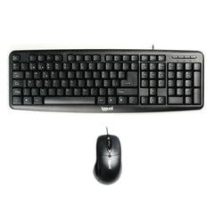 Keyboard and Mouse iggual COM-CK-BASIC QWERTY USB