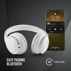 Bluetooth Headset with Microphone NGS White