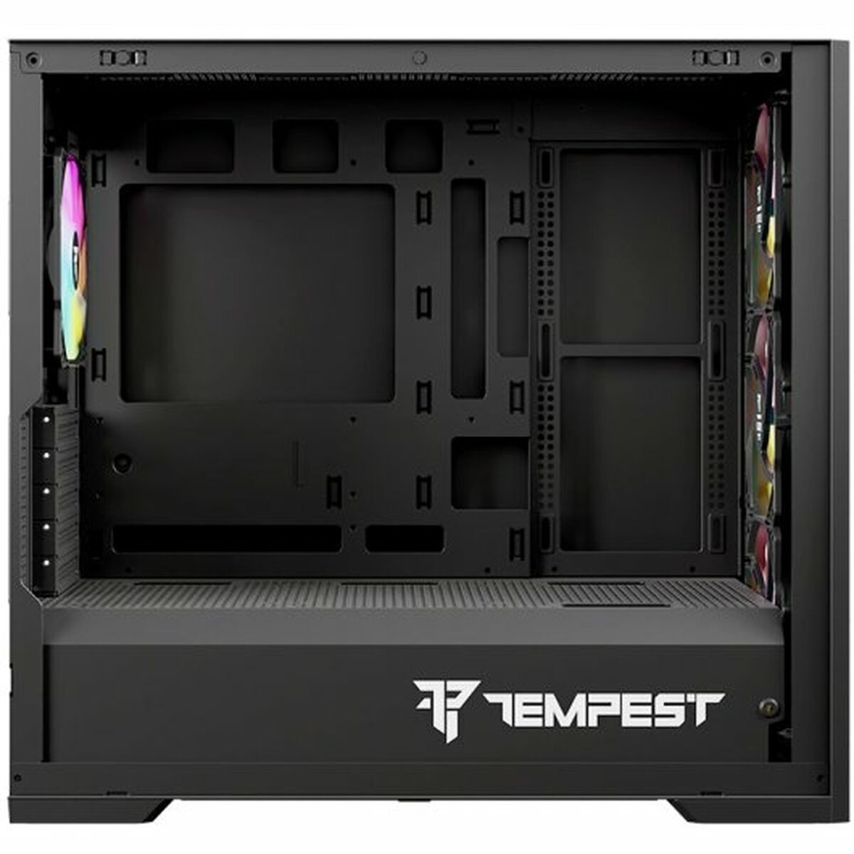 ATX Semi-tower Box Tempest Stronghold  Black