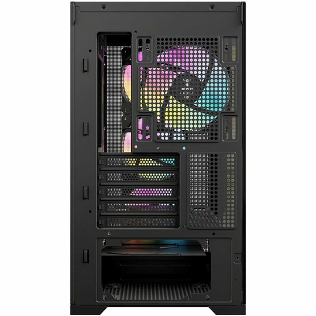 ATX Semi-tower Box Tempest Stronghold  Black