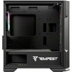 ATX Semi-tower Box Tempest Stockade  Black