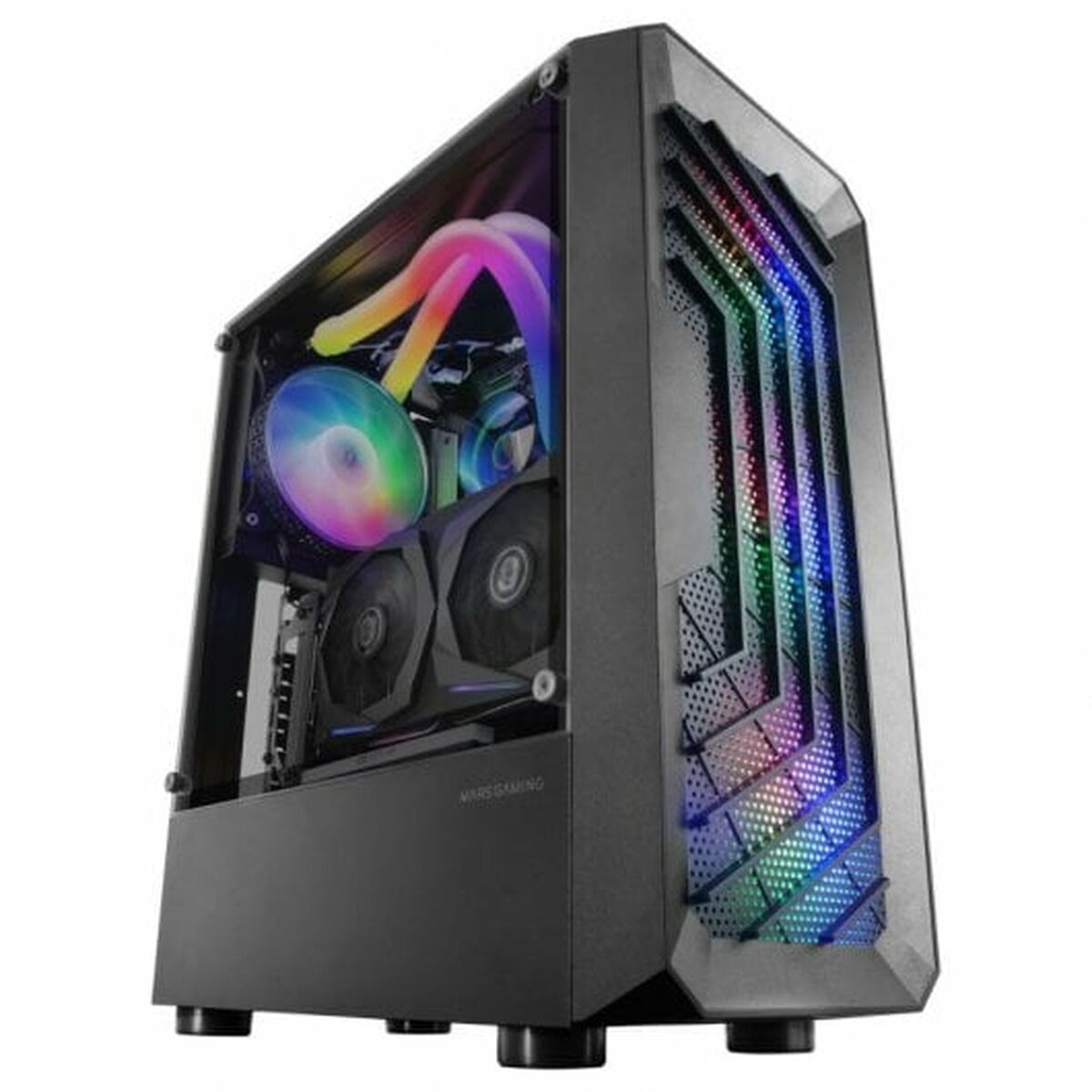 ATX Semi-tower Box Mars Gaming MC-TOR Black