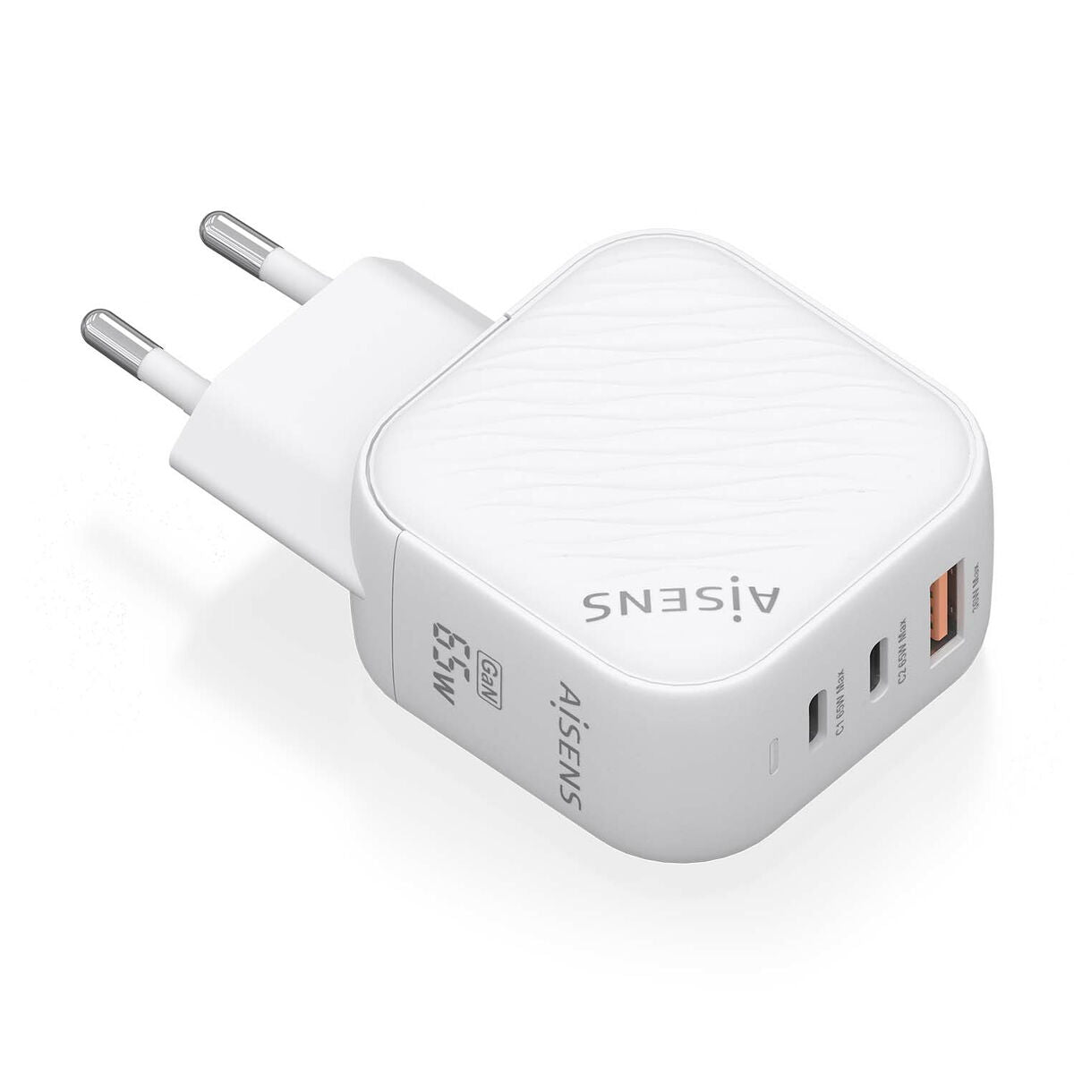 Wall Charger Aisens ASCH-65W3P026-W White 65 W (1 Unit)