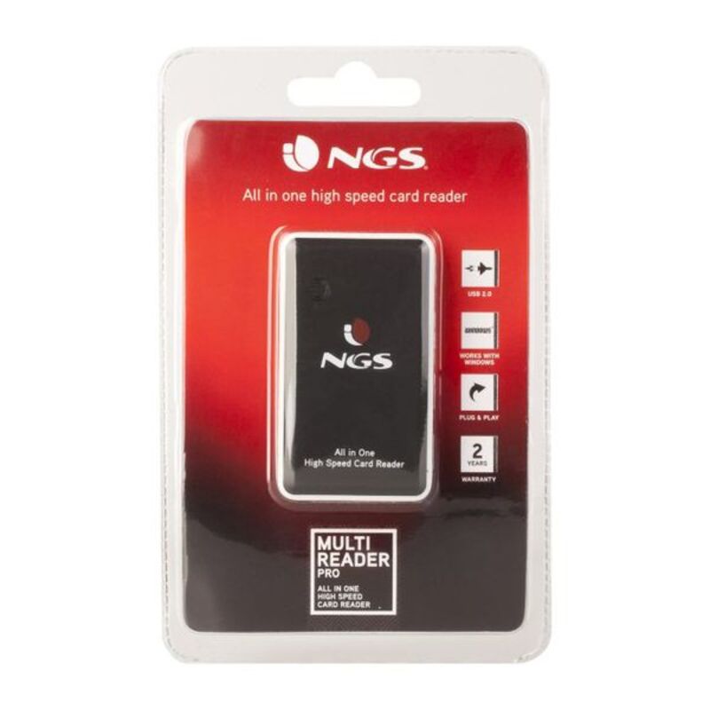 External Card Reader NGS FLTLFL0028 4299976 USB 2.0 Black