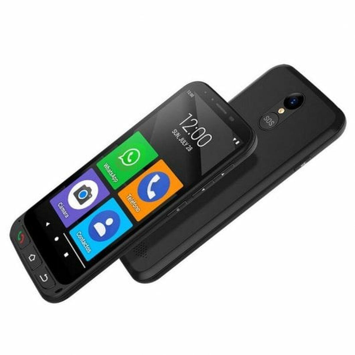 Mobile telephone for older adults SPC Zeus 4G 5,5" HD+ 1 GB RAM 16 GB MediaTek Helio A22 1 GB RAM 16 GB Black