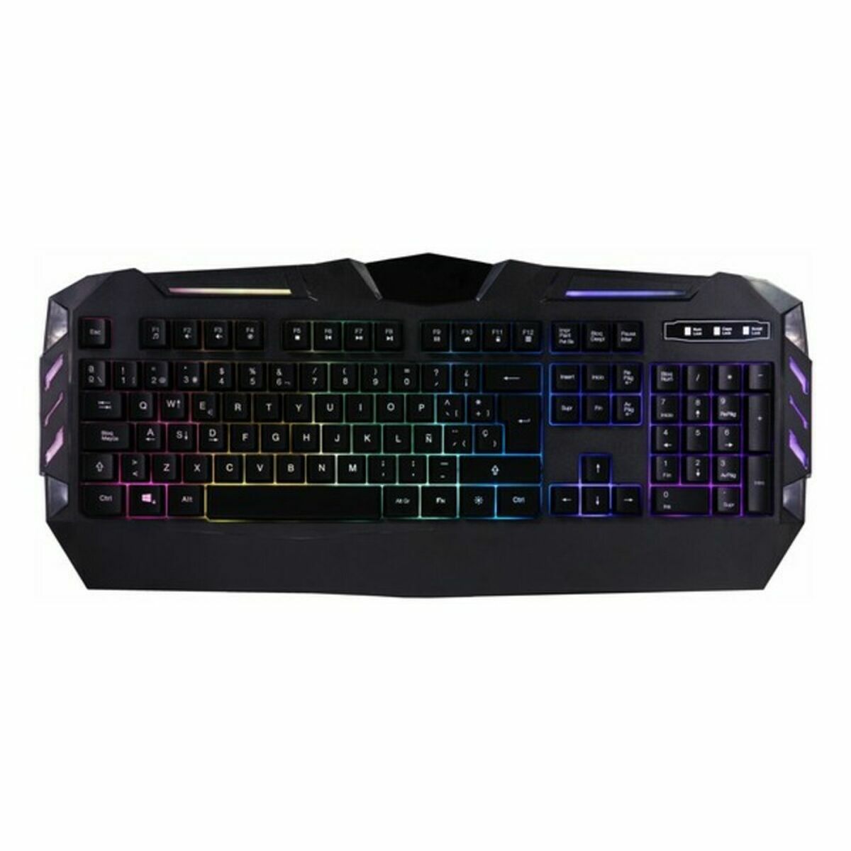 Gaming Keyboard CoolBox DeepColorKey Spanish Qwerty QWERTY