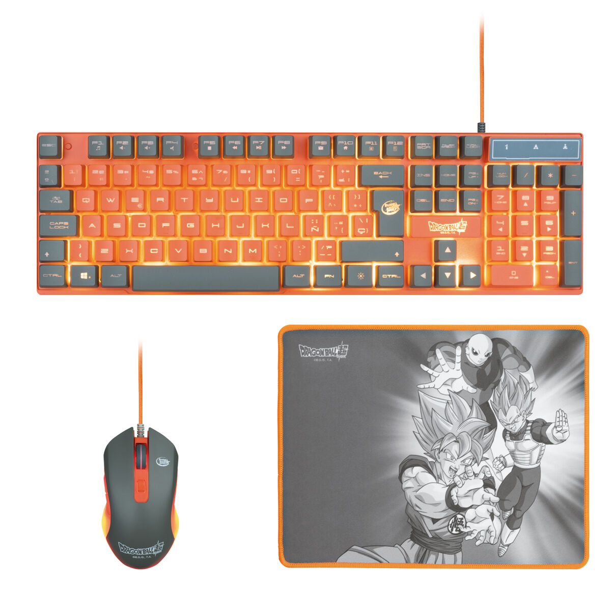 Pack Gaming FR-TEC Dragon Ball Spanish Qwerty