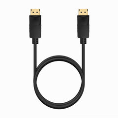 DisplayPort Cable Aisens A124-0738 4K Ultra HD Black 1 m