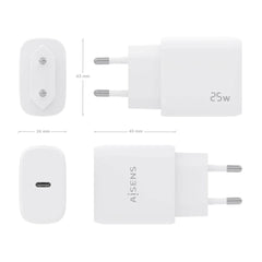 Wall Charger Aisens A110-0756 White 25 W (1 Unit)