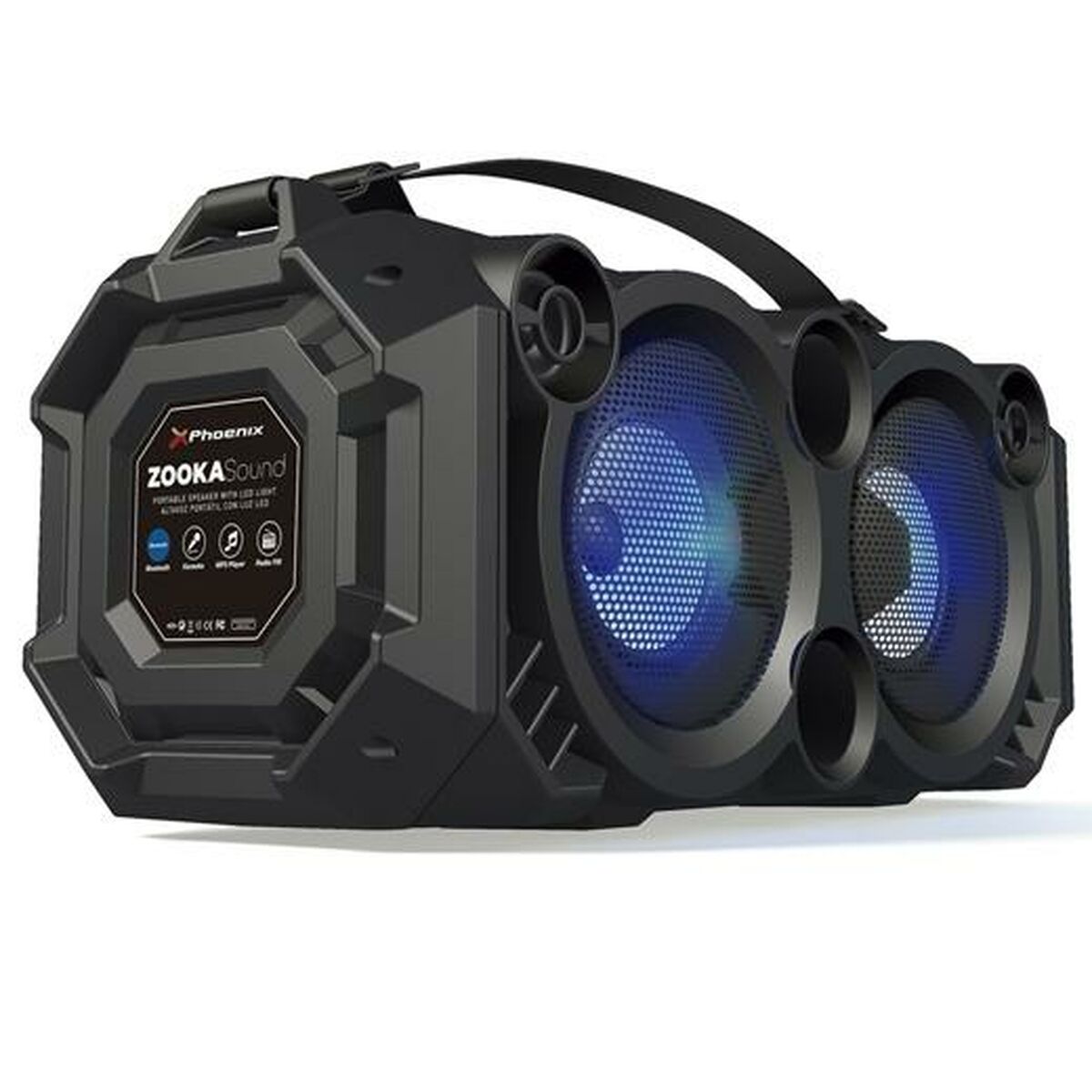 Portable Speaker Phoenix Black 25 W