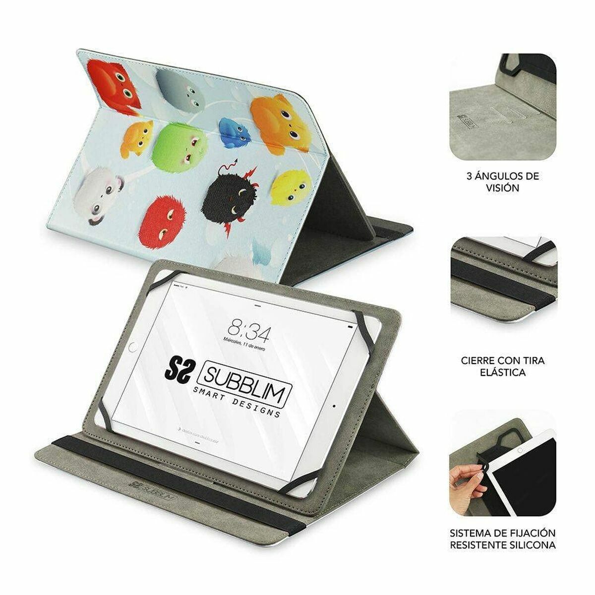 Tablet cover Subblim SUB-CUT-4TC001 Multicolour