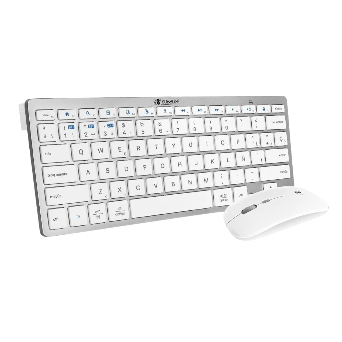 Keyboard Subblim SUBKBC-OCO010 Silver