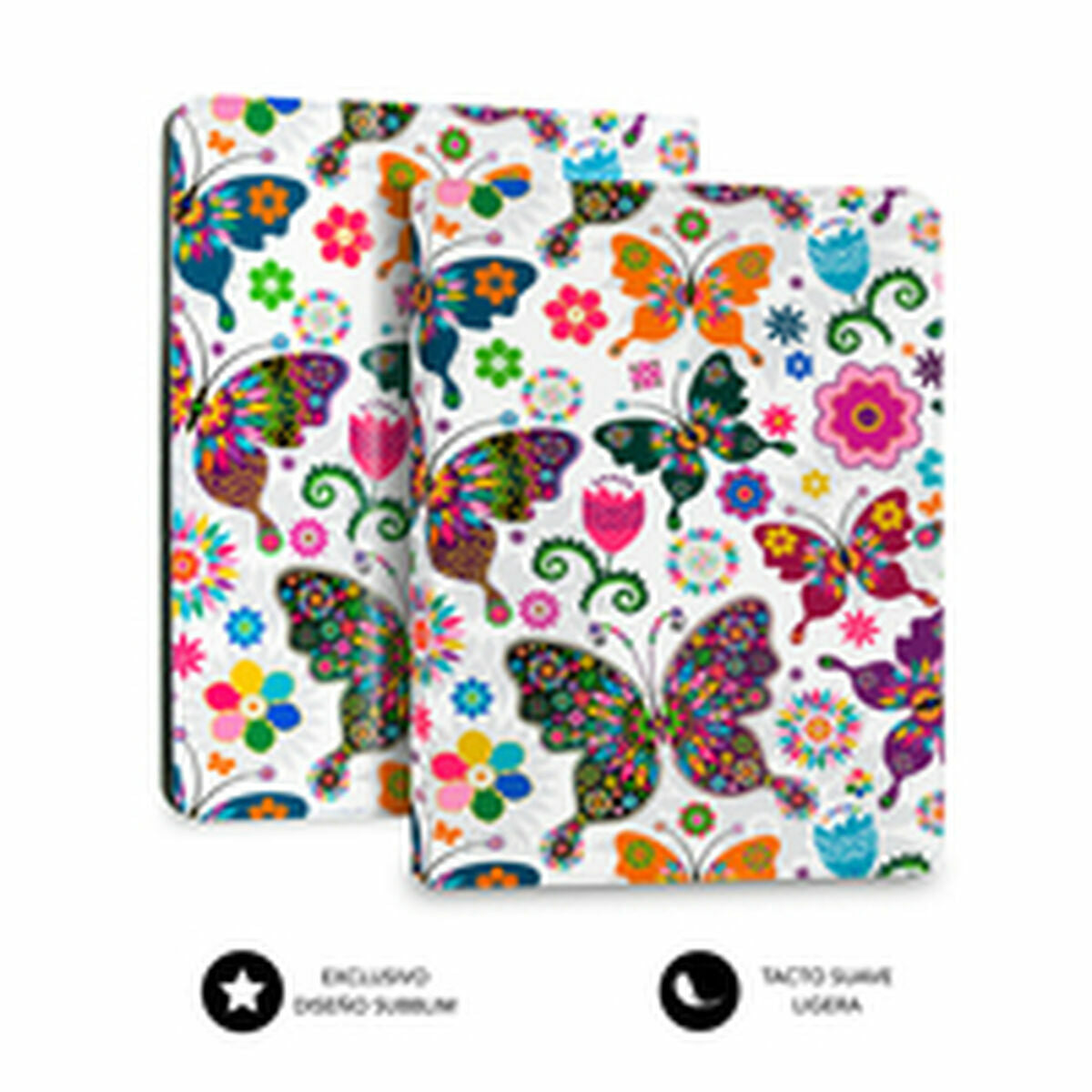 Tablet cover Subblim SUBCUT-4TC013 Multicolour 11" Butterflies