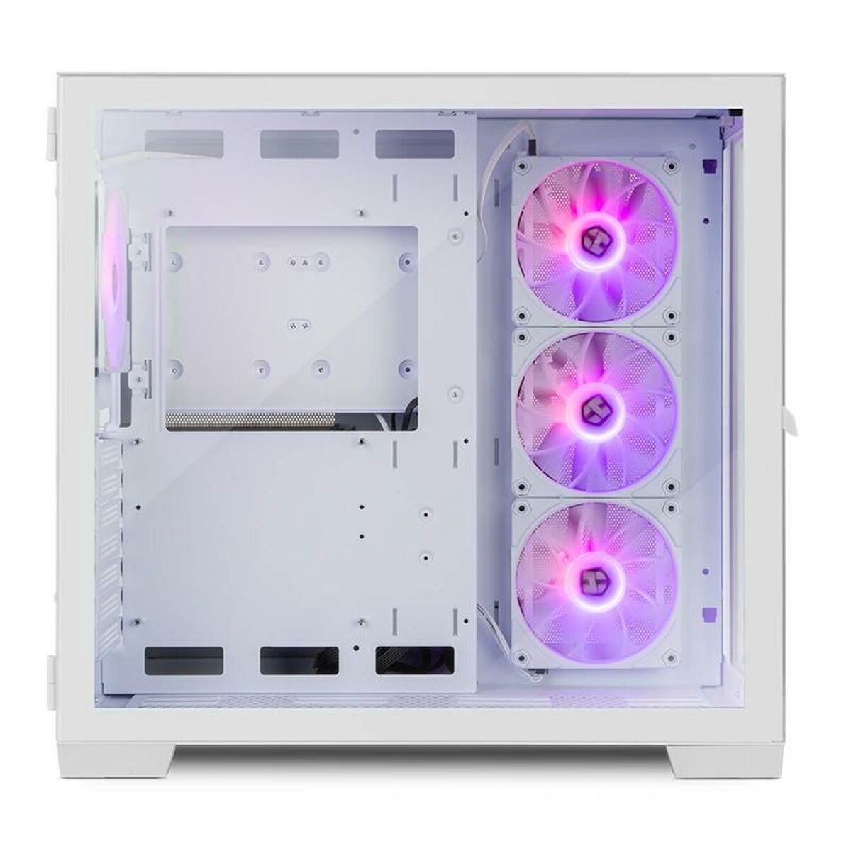 ATX Semi-tower Box Nox NXHUMMERASTRAWH White Ventilator x 4