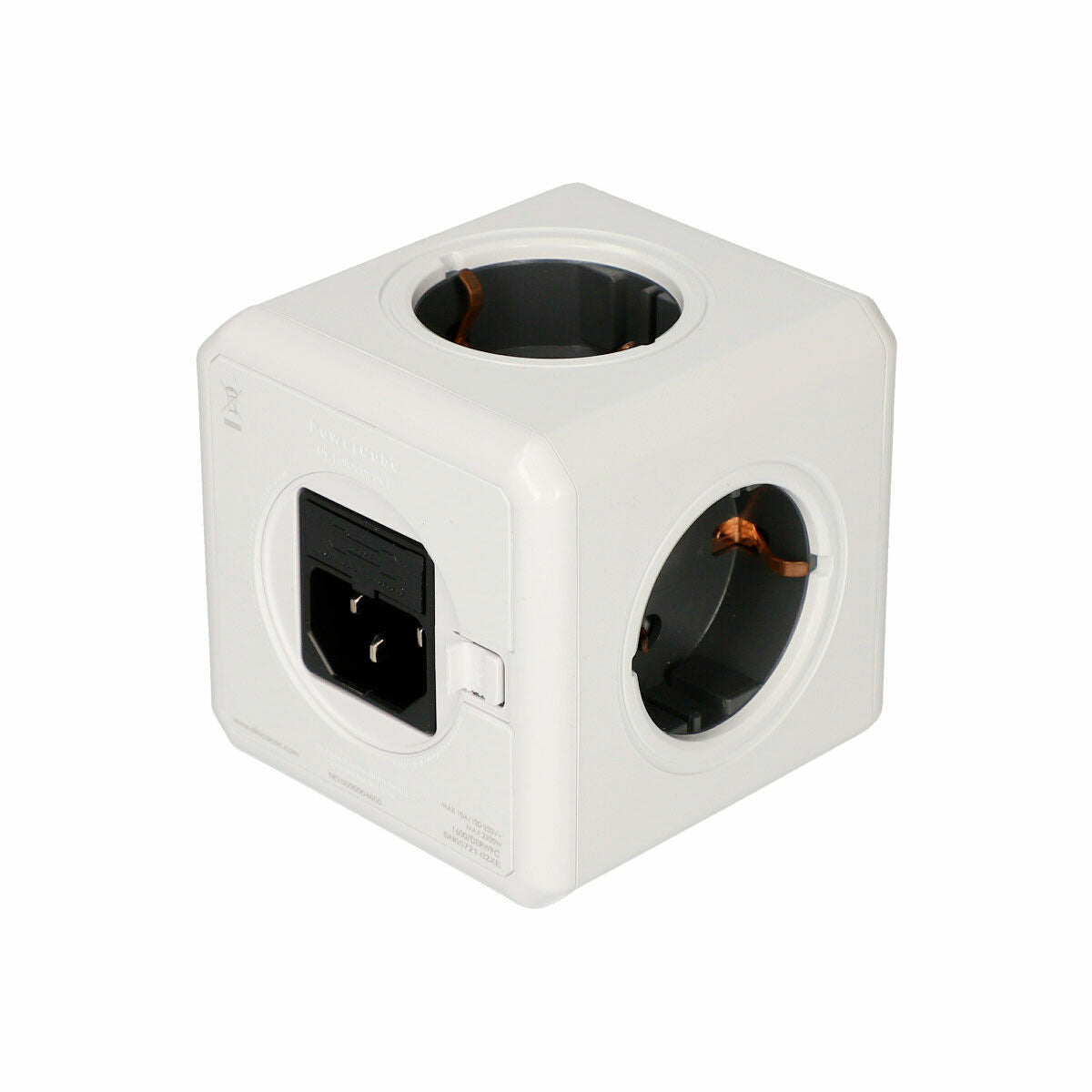 Universal Travel Power Adapter Allocacoc PowerCube White