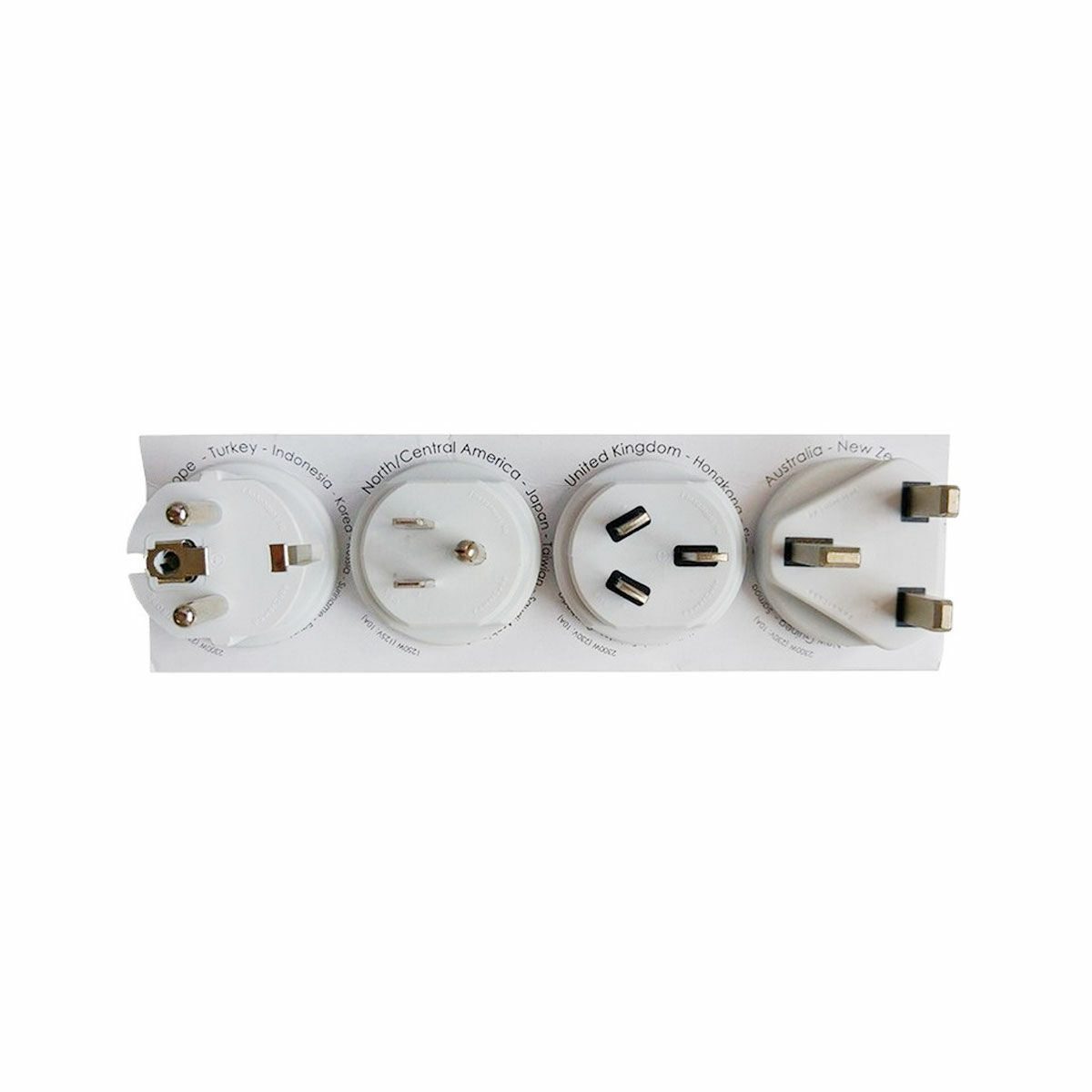 Universal Travel Power Adapter Allocacoc PowerCube White