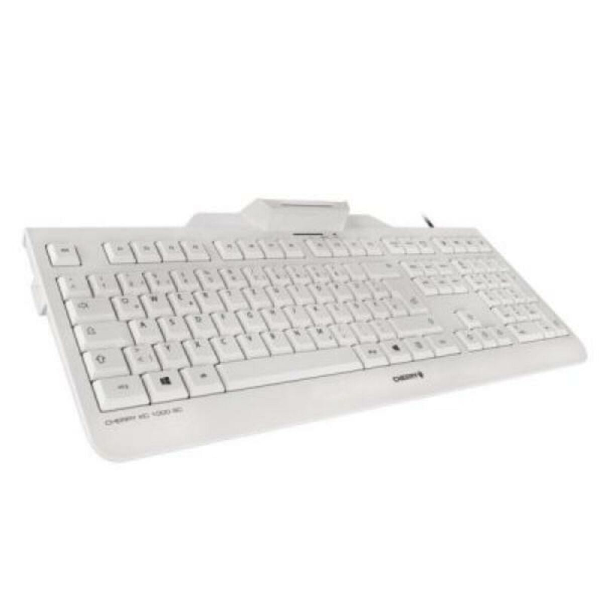 Keyboard with Reader Cherry JK-A0100ES-0 White