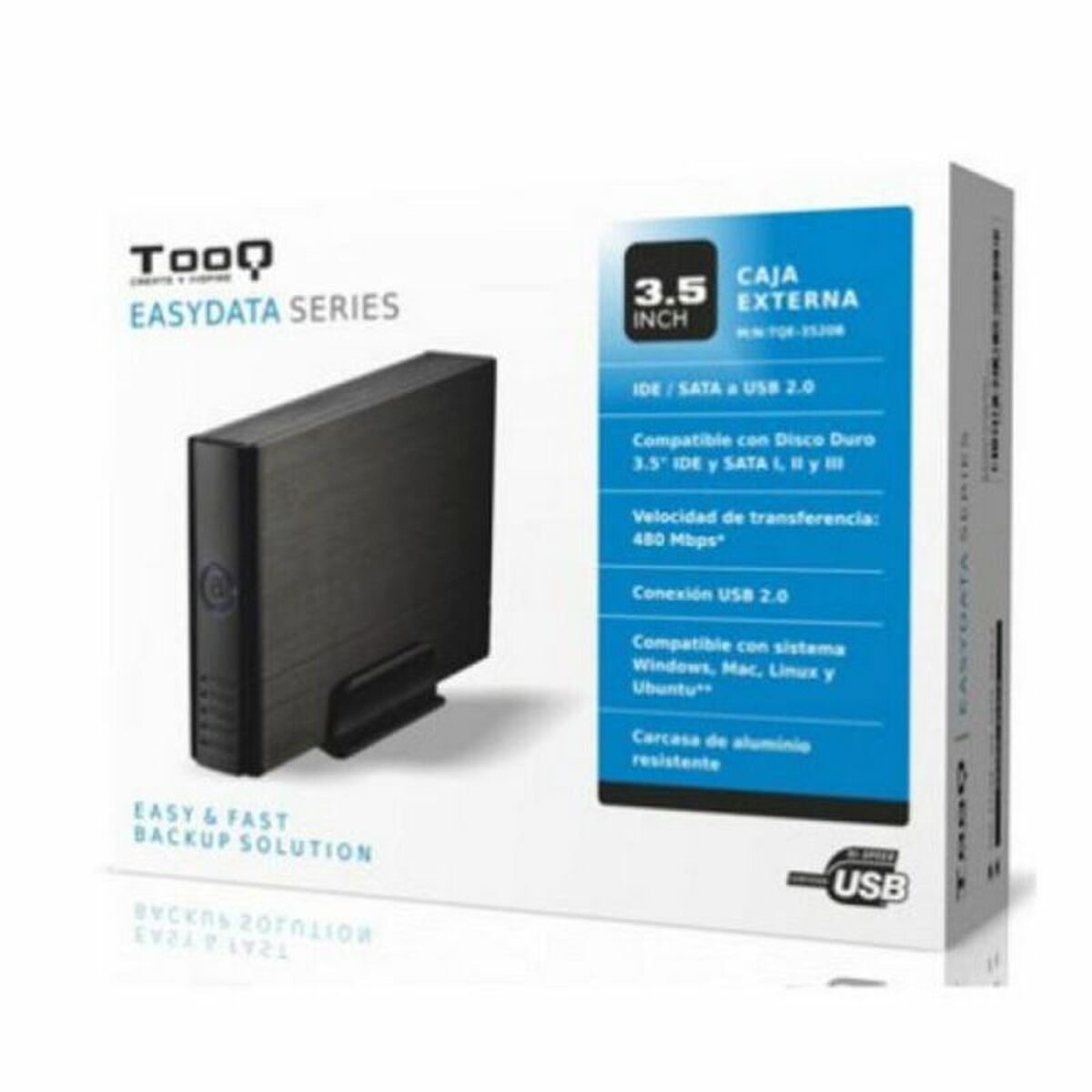 External Box TooQ TQE-3520B HD 3.5" IDE / SATA III USB 2.0