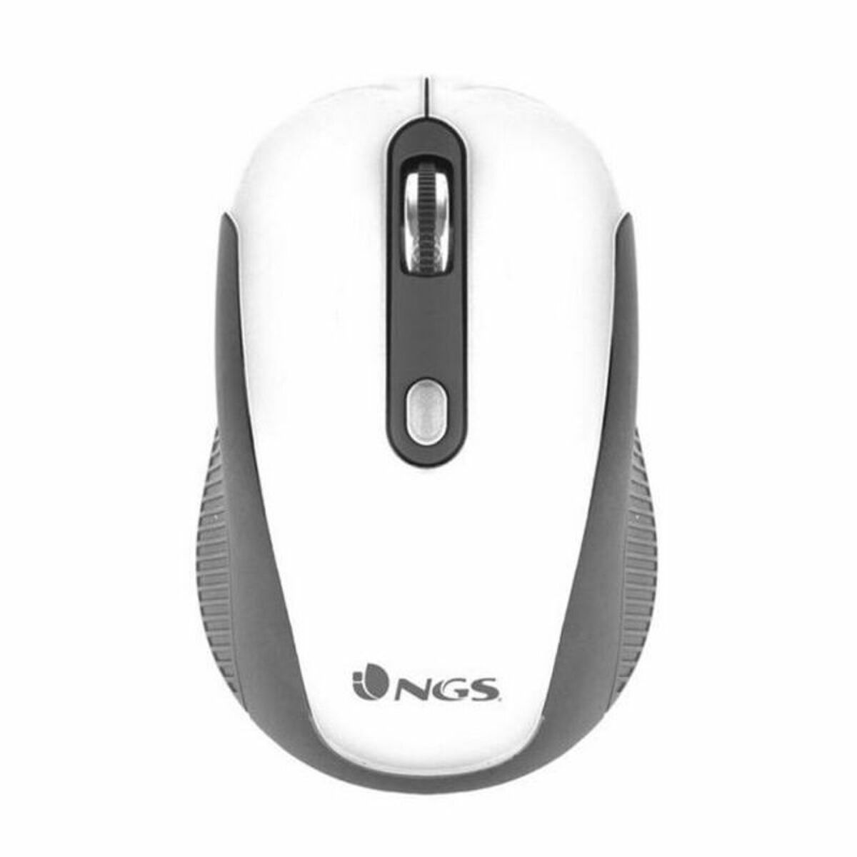 Optical Wireless Mouse NGS Haze 800/1600 dpi White Black/White