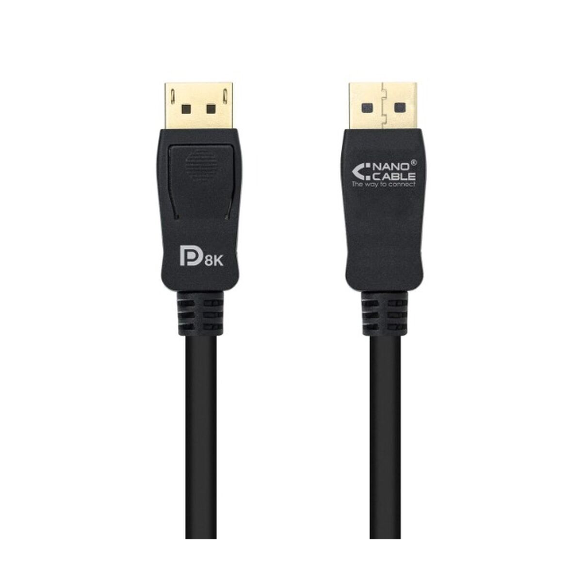 DisplayPort Cable NANOCABLE 10.15.2501 Black 1 m HDR 8K Ultra HD