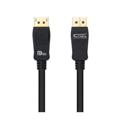 DisplayPort Cable NANOCABLE 10.15.2501 Black 1 m HDR 8K Ultra HD