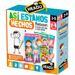 Educational Game HEADU Así Estamos Hechos Montessori (4 Units)