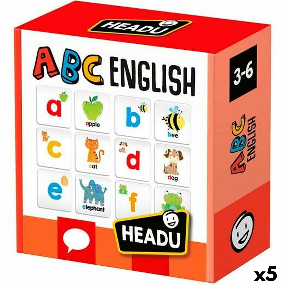 Educational Baby Game HEADU ABC English (5 Units)