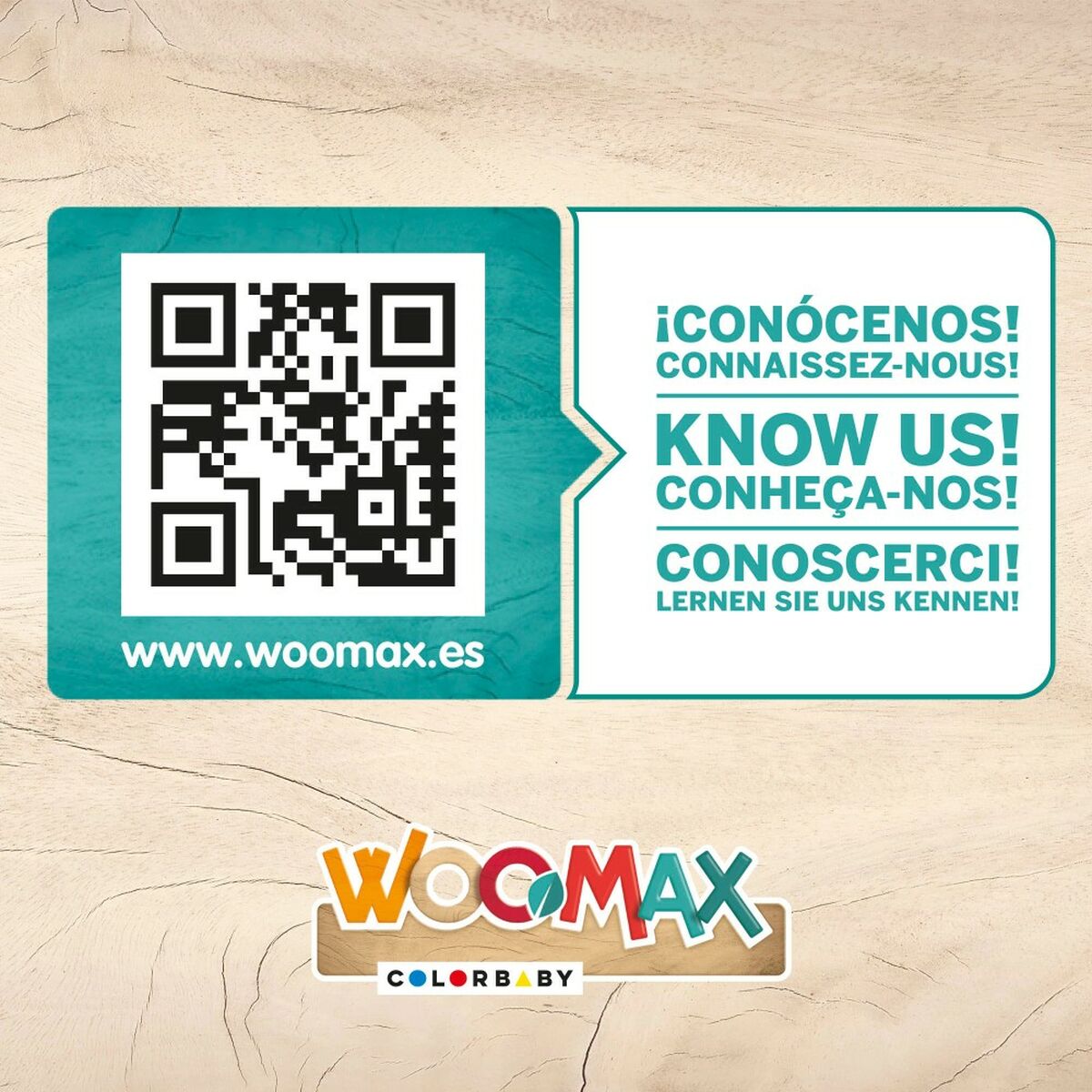 Educational Game Woomax 28,5 x 14,5 x 7,5 cm (6 Units)