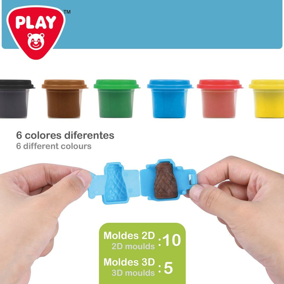 Modelling Clay Game PlayGo Island (6 Units)