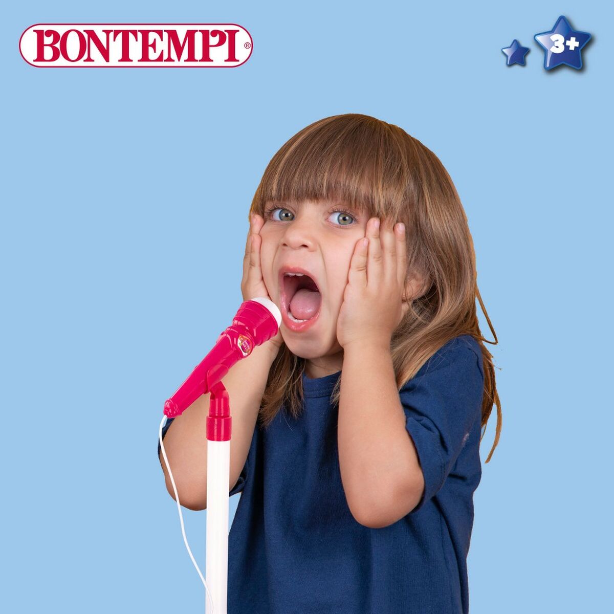 Toy microphone Bontempi Pink Electric