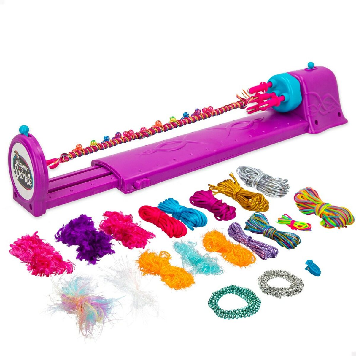 Bracelet Making Kit Cra-Z-Art SHIMMER N SPARKLE MAKE YOUR BRACELET Plastic 40 x 7 x 8,5 cm (3 Units)