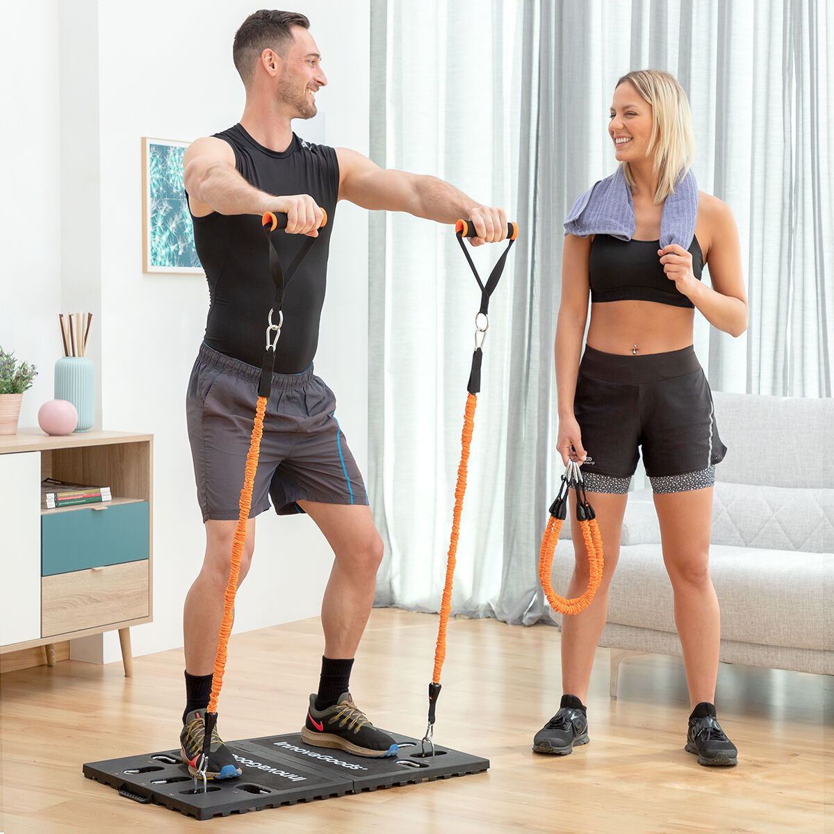 Integrated Portable Training System with Exercise Guide Gympak Max InnovaGoods