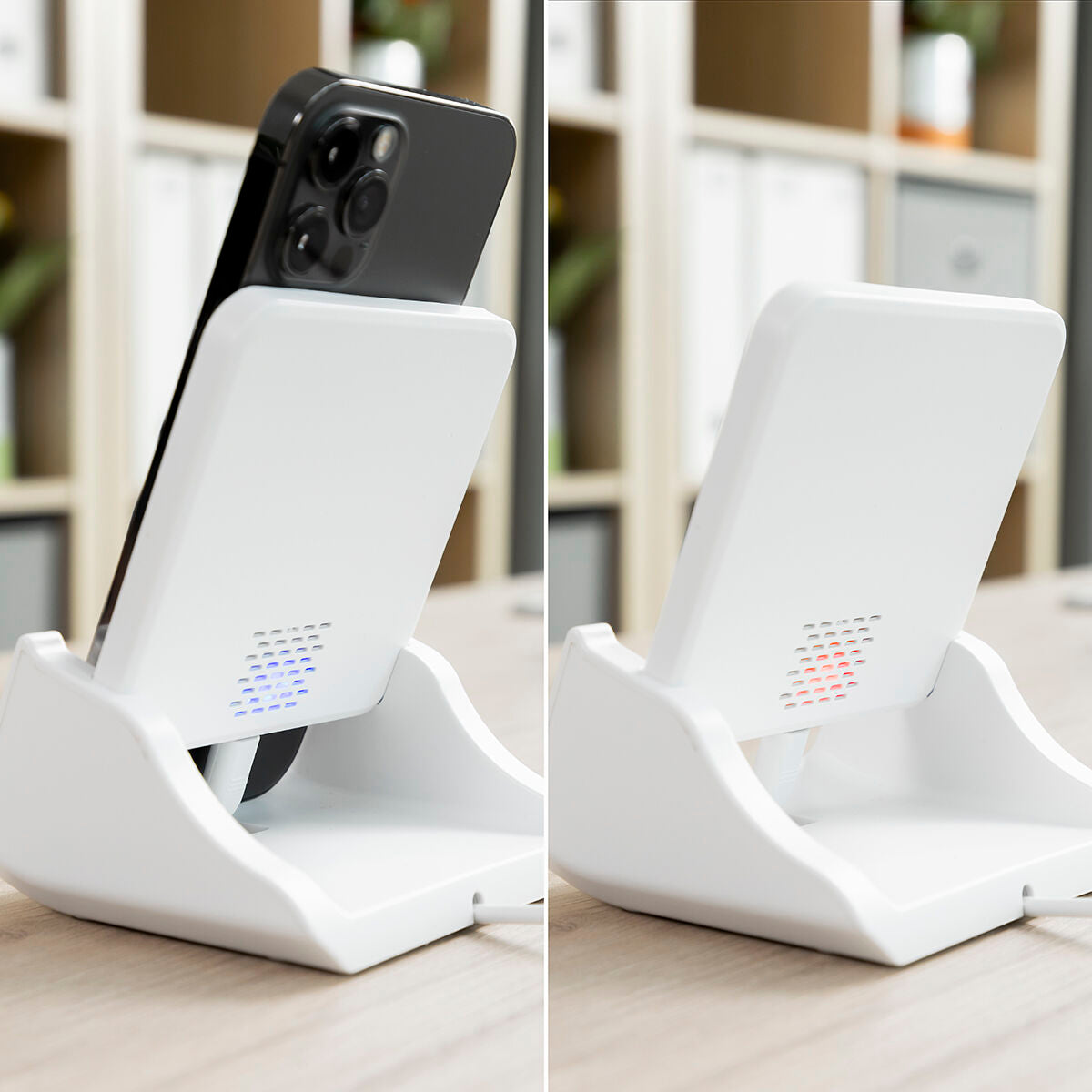 Multi-position Wireless Charger with Support Base Pomchar InnovaGoods