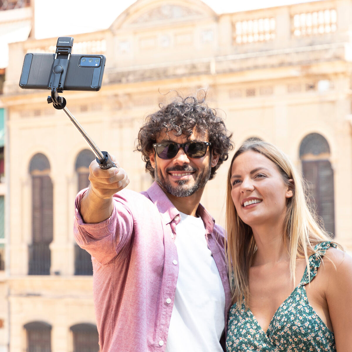 Extendable Tripod for Mobile Phone with LED and Remote Tridiex InnovaGoods